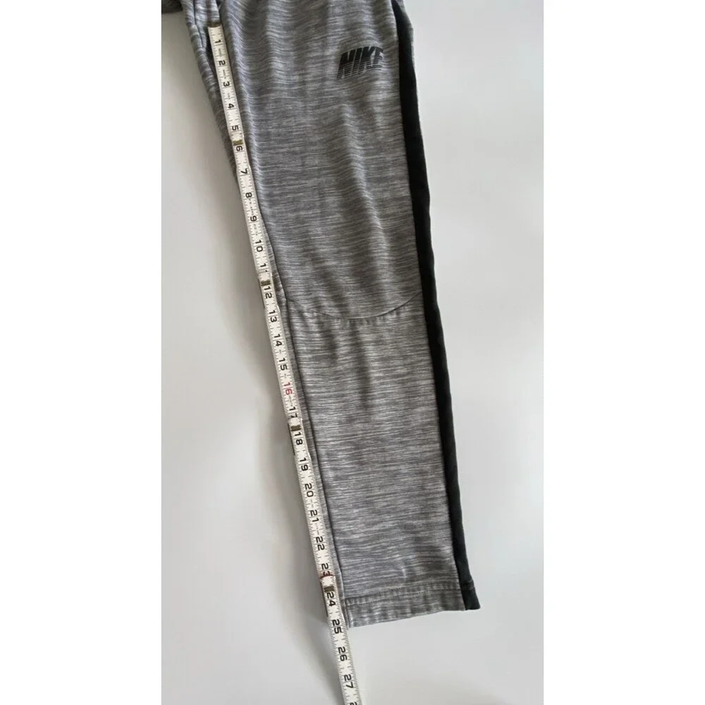 Nike Dri-FIT Boys Large Gray Straight Leg Sweatpants Athletic Joggers - Picture 8 of 13